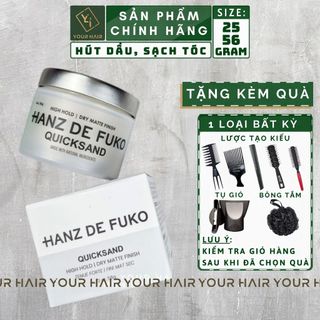  Sáp vuốt tóc Hanz De Fuko Quicksand - 56g 