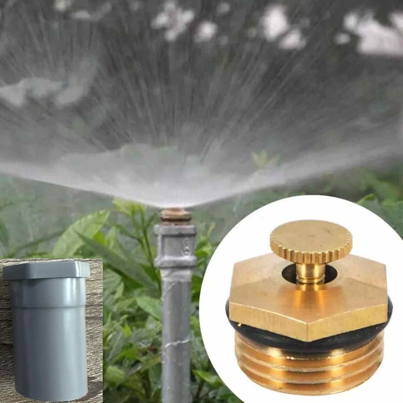 Béc phun nước tưới cây bằng đồng 360 độ, vòi phun nước tưới cây, Béc phun mưa tưới cây tưới rau, Béc