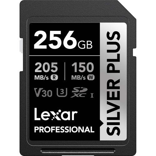 Thẻ nhớ Lexar 256GB Professional SILVER PLUS UHS-I SDXC Memory Card