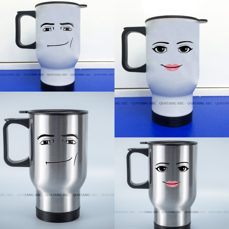 Ly nước giữ nhiệt inox quai cầm In Hình Mặt Hài Roblox face meme Troll Độc Đáo - LN-HH Quà Tặng ABC