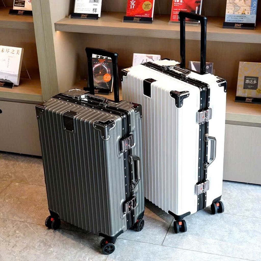 Vali Trà My -  Khung Nhôm Khóa Sập 002 Kiểu dáng đẹp, Chất Liệu Nhựa PC Chống Xước, Chống Va Đập Tuyệt đối