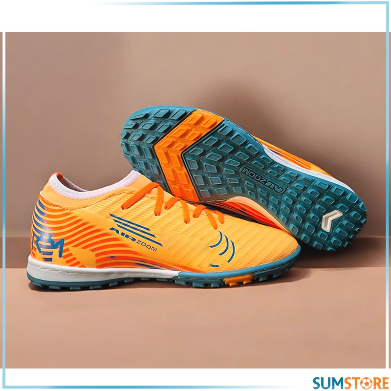 WINBRO Giày Đá Bóng Phantom Cổ Dệt Nam Nữ, Giày Đá Banh Sân Cỏ Nhân Tạo TF Nhẹ, Bám Sân, Thoáng Chân