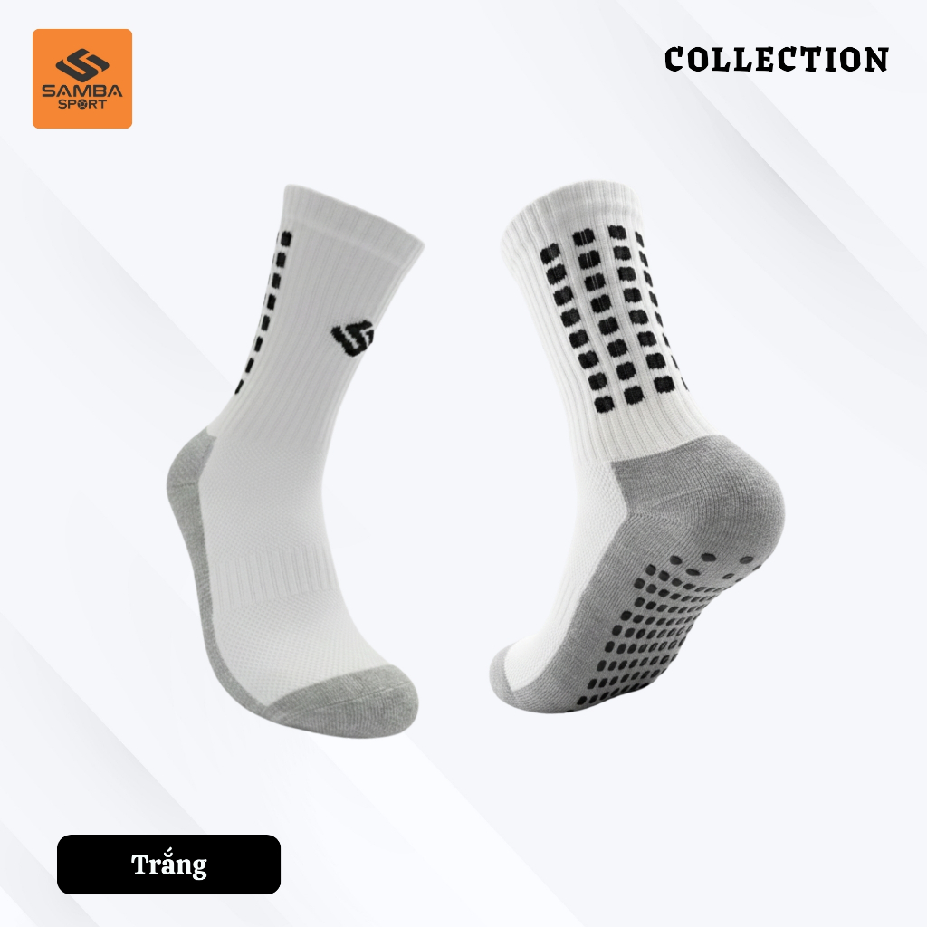 Vớ Chống Trượt Samba V029 Cao Cấp – Êm Ái, Co Giãn Tốt, Bám Chắc Khi Vận Động