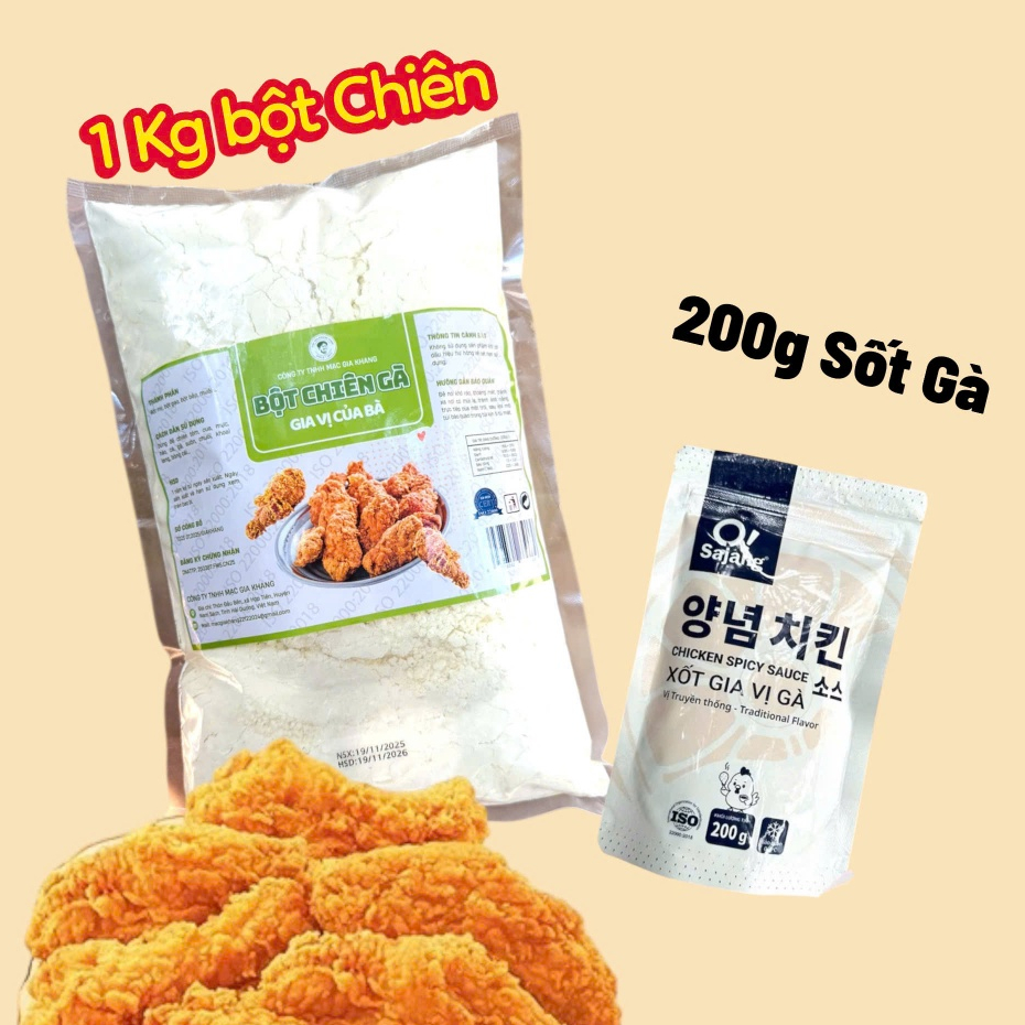 <HOT>Bột Chiên Gà Giòn KFC 1KG ( chiên giòn loại ngon)