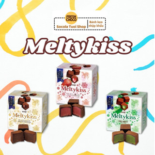  Socola tươi Melty Kiss Meiji vị Socola Matcha Dâu - Hàng nội địa Nhật 