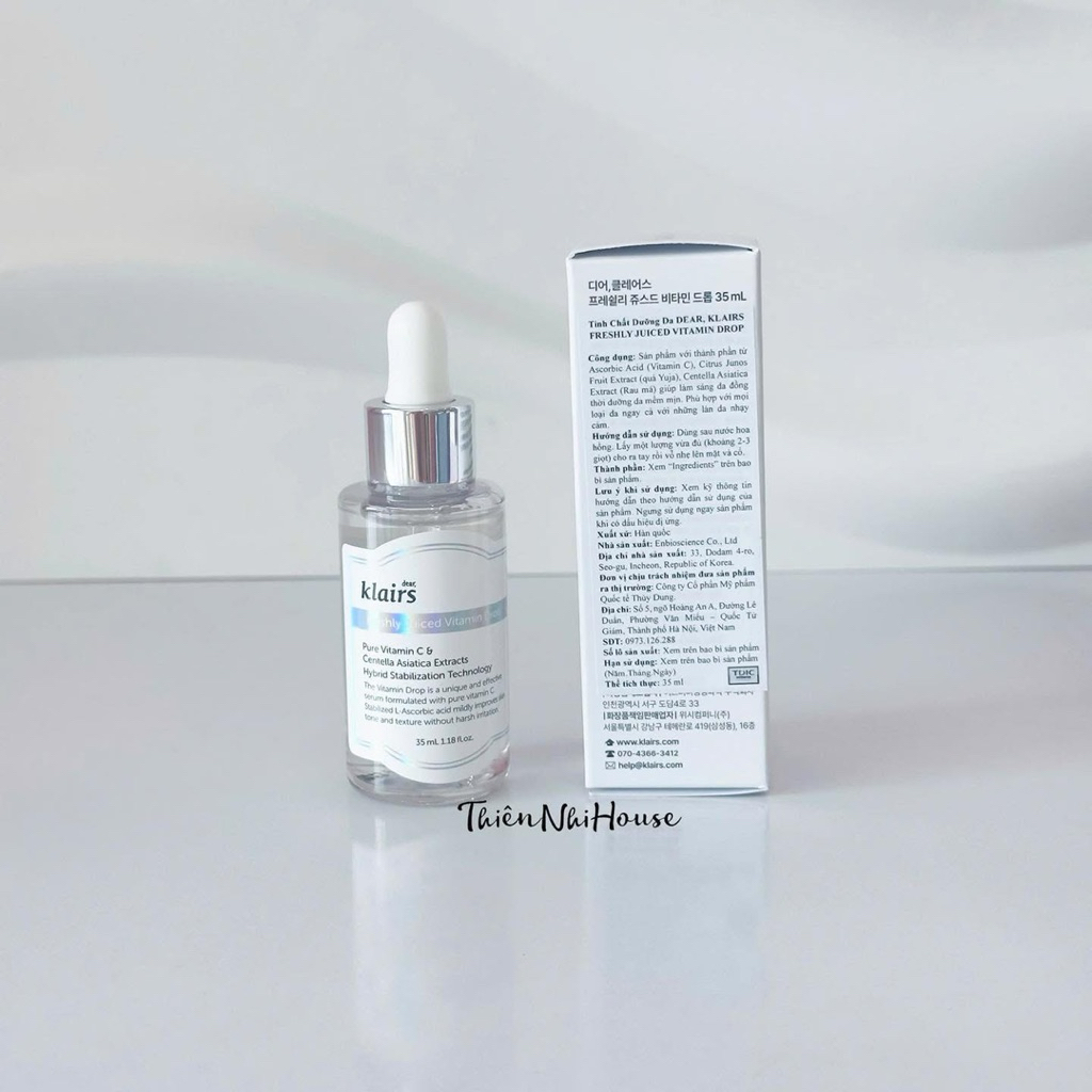 [ Tặng 1 Nạ Klairs ] Serum Klairs Freshly Juiced Vitamin Drop