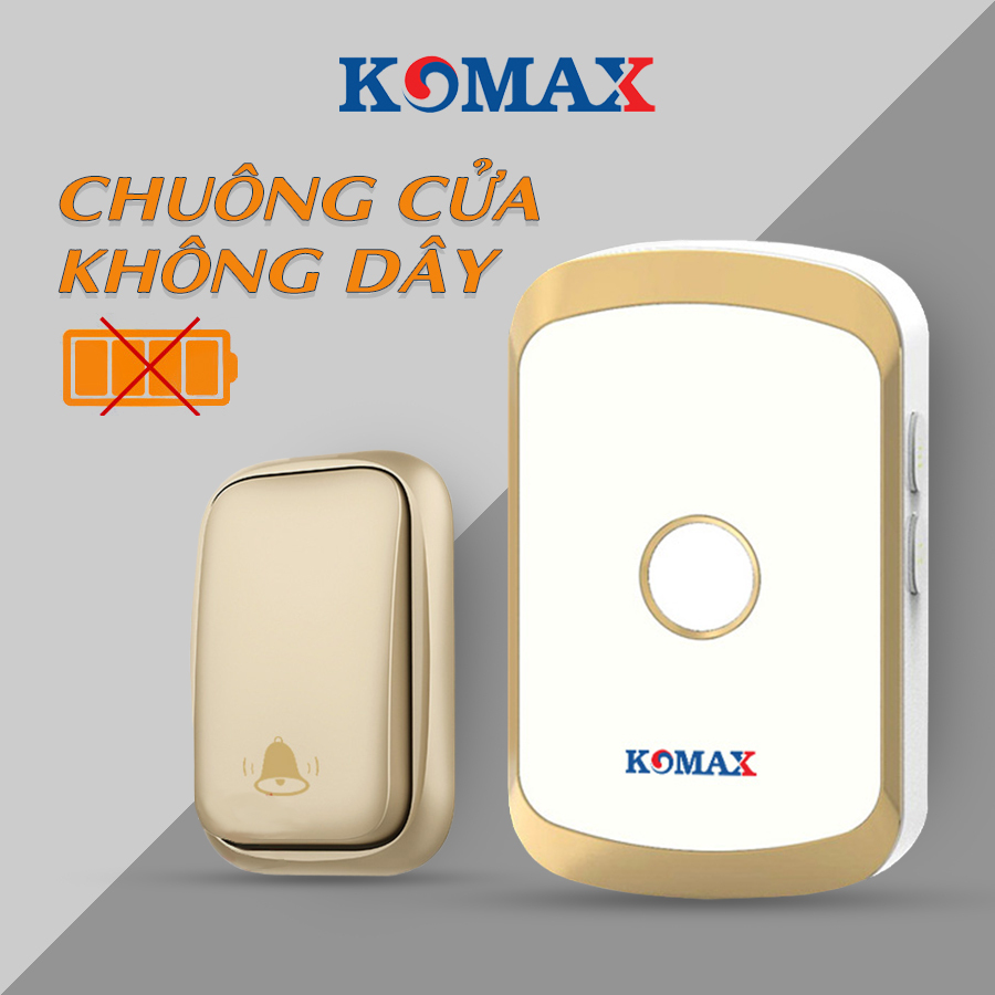 BỘ CHUÔNG CỬA KHÔNG DÙNG PIN NGOÀI TRỜI DB65. Chuông cửa không dây cao cấp cho gia đình, văn phòng