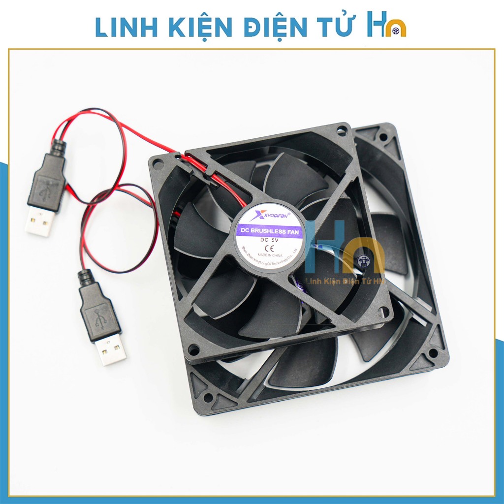 Quạt tản nhiệt cổng USB 5V nhiều kích thước 4CM 5CM 6CM 7CM 8CM 9CM 12CM,Quạt 5V cho các thiết bị wi