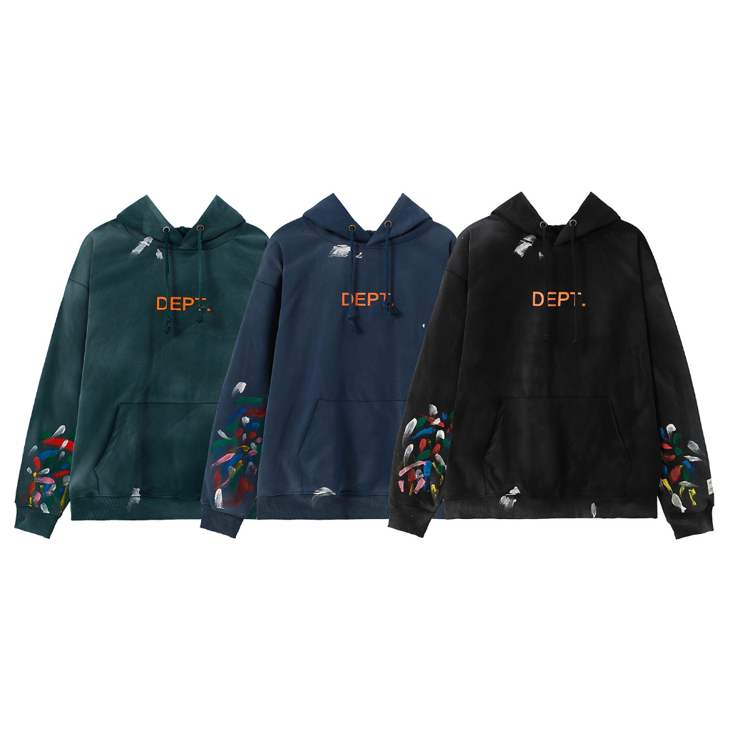 Áo Hoodie Gallery Dept Paint MM Unisex Nam Nữ Form Rộng Chất Cotton Cao Cấp Mềm Mại Dễ Phối Đồ