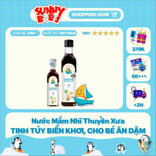 [VIỆT NAM] Nước mắm nhĩ Thuyền Xưa ăn dặm cho Bé 41 độ đạm 65mL/250mL