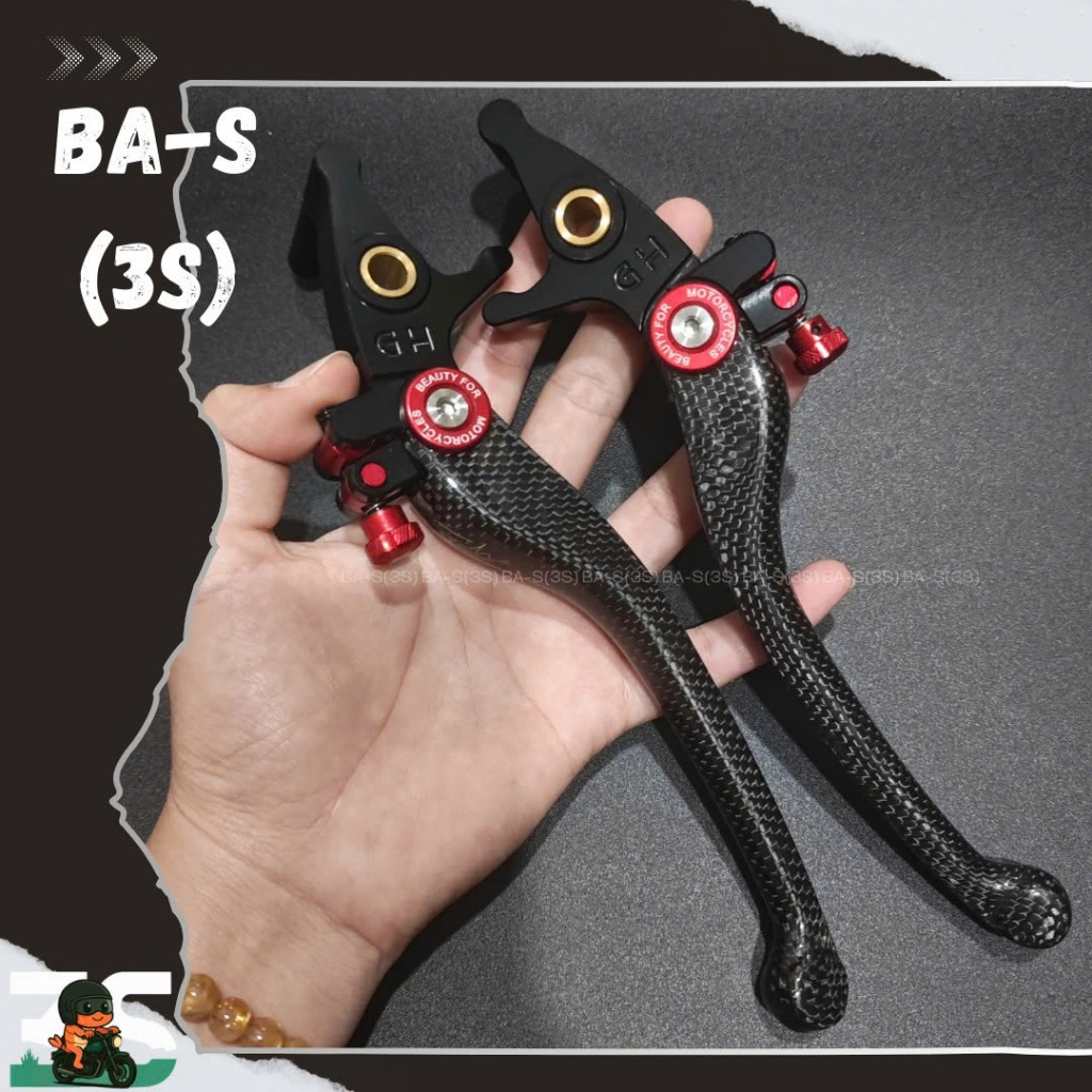 Bộ tay thắng Gh raicng Carbon Fiber lắp SH - Vario 160 - Pcx 160 siêu bóng