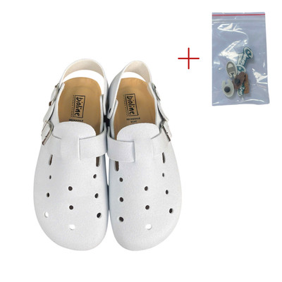 (Lót Chống Nước)Sục đế trấu Birken Boston Da Lộn Quai Dán Xé Gắn Sticker - SGD02(Quai Hậu Khóa Cài)
