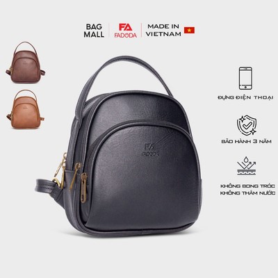 Balo da nữ mini hàn quốc FA DO DA FBA8 sử dụng mang đi chơi, du lịch tiện lợi