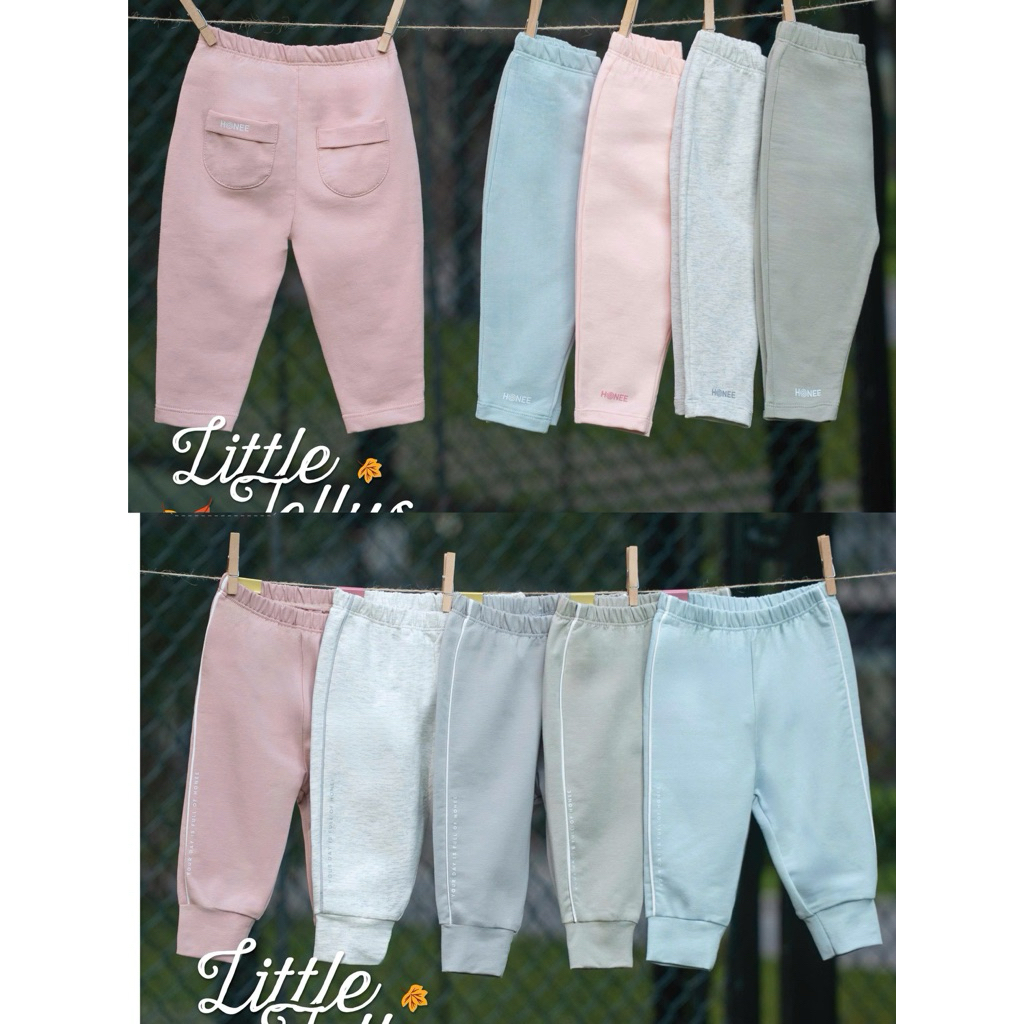 [Honee / Chính Hãng] Quần Nỉ da cá cho bé 6-16kg thu đông mềm mại ấm áp