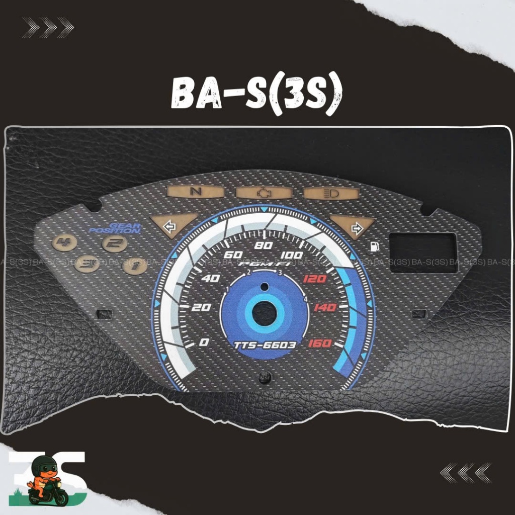 [ Đồng hồ Fi điện tử ] Mặt nền đồng hồ kiểu custn=om họa tiết lắp Future Neo, Future X, Future 125, 