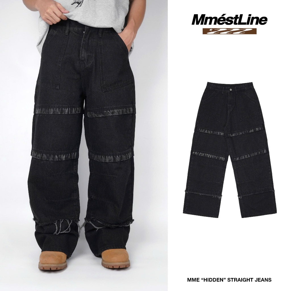 Quần Jeans MMESTLINE“Hidden” Straight Premium Denim