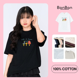 Áo thun tay lỡ form rộng unisex 100% cotton mát co giãn 2 chiều - AH2543