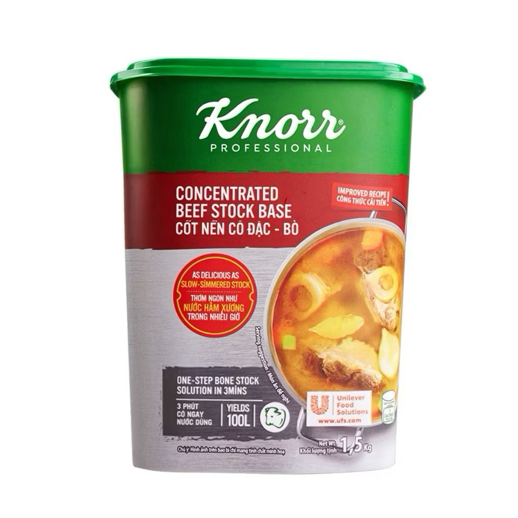 BỘT SÚP NỀN BÒ KNORR 1,5kg