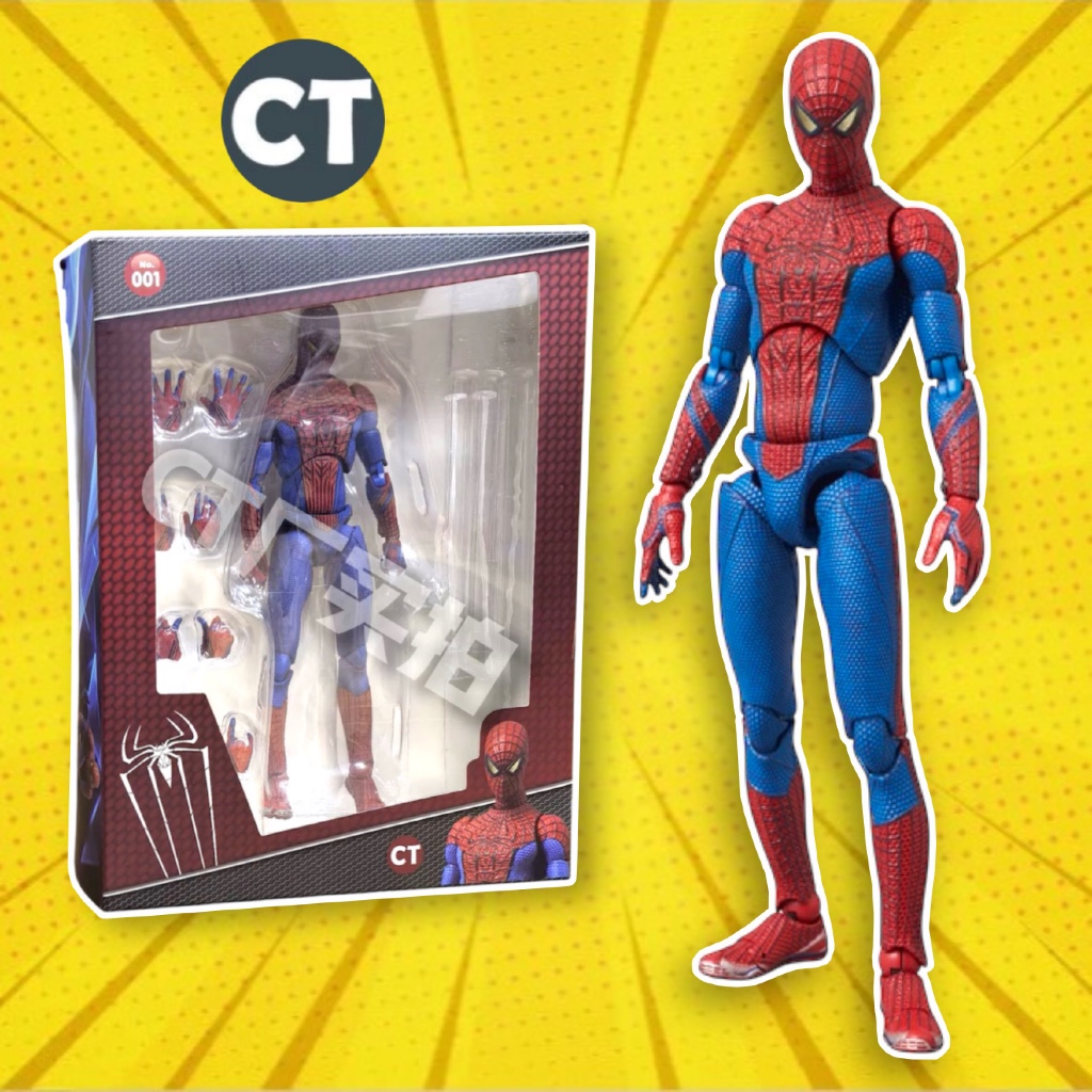(Có Sẵn) Mô Hình CT The Amazing Spider Man Mafex No.001 Andrew MAF 001 hãng CT Toys