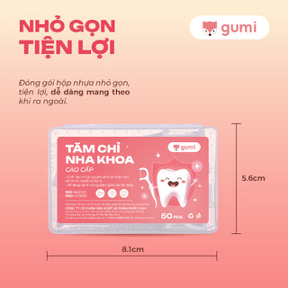 TĂM CHỈ NHA KHOA GUMI CAO CẤP COMBO 6 HỘP SIÊU TIẾT KIỆM AN TOÀN CHO NGƯỜI DÙNG