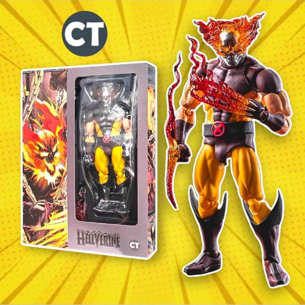 (Có Sẵn) Mô Hình CT Hellverine - CT Wolverine (Brown Suit COMIC Ver) hãng CT Toys