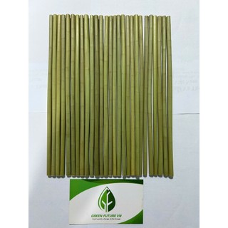  100 Ống hút cỏ bàng size cafe dài 20 cm đường kính 4-5 mm công Ty Green Future Việt Nam 