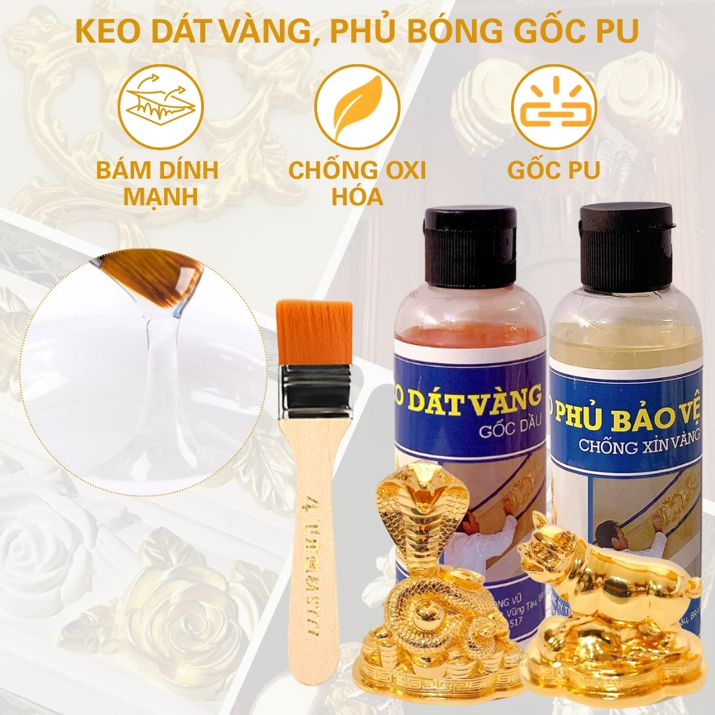 Keo Dát Vàng Gốc PU, Keo Phủ Bảo Vệ Gốc PU