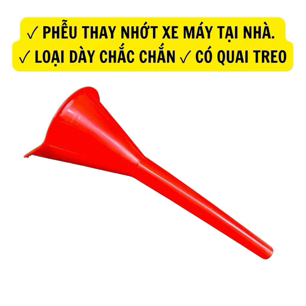 Phễu rót nhớt, quặng rót nhớt đa năng - Nhựa cao cấp, đầu nhọn, chuyên dụng cho xe máy và ô tô
