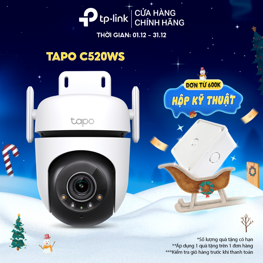 [FullHD, Chống Nước] Tapo Tp-Link TC40 / C510W / C520WS Quét 360 Độ | Phát Hiện Chuyển Động - Nhìn Đêm | BigBuy360 - bigbuy360.vn