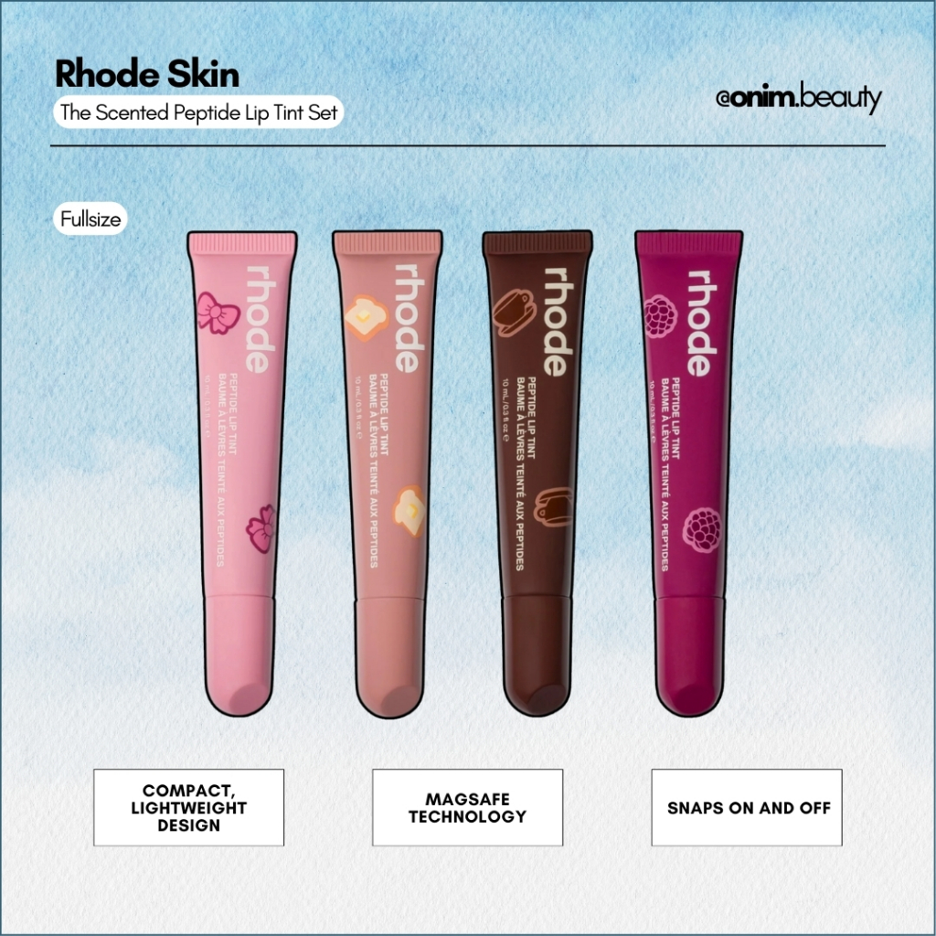 [𝐀𝐮𝐭𝐡-𝐁𝐢𝐥𝐥 𝐔𝐒] Son dưỡng có màu Rhode Scented Peptide Lip Tint- ᴏᴍɪᴍ ʙᴇᴀᴜᴛʏ