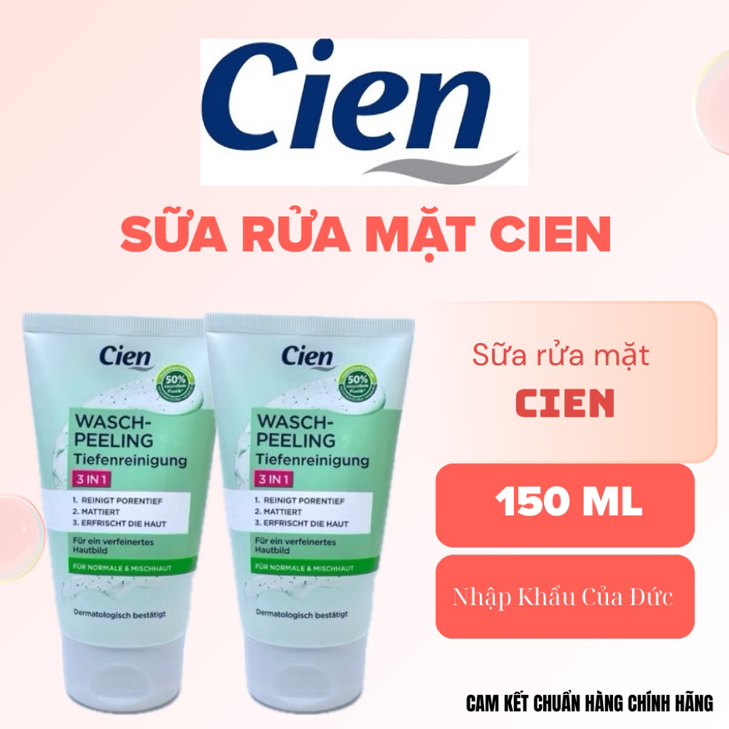 SỮA RỬA MẶT PHÙ HỢP VỚI MỌI LOẠI DA CIEN - 150ml của Đức