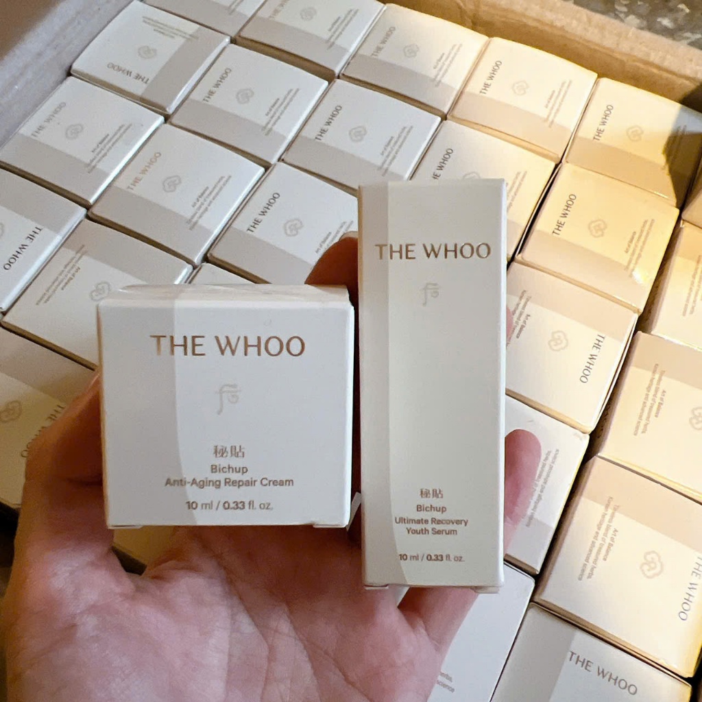 S25_ COMBO Kem Dưỡng Whoo Bichup (V88) + Tinh Chất Whoo Bichup Hỗ Trợ Chống Lão Hoá (V91)
