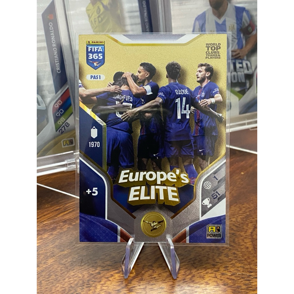 Thẻ Bóng Đá Europe’s ELITE Nhà Vô Địch C1 2025 PSG Panini Fifa 365 #PAS1