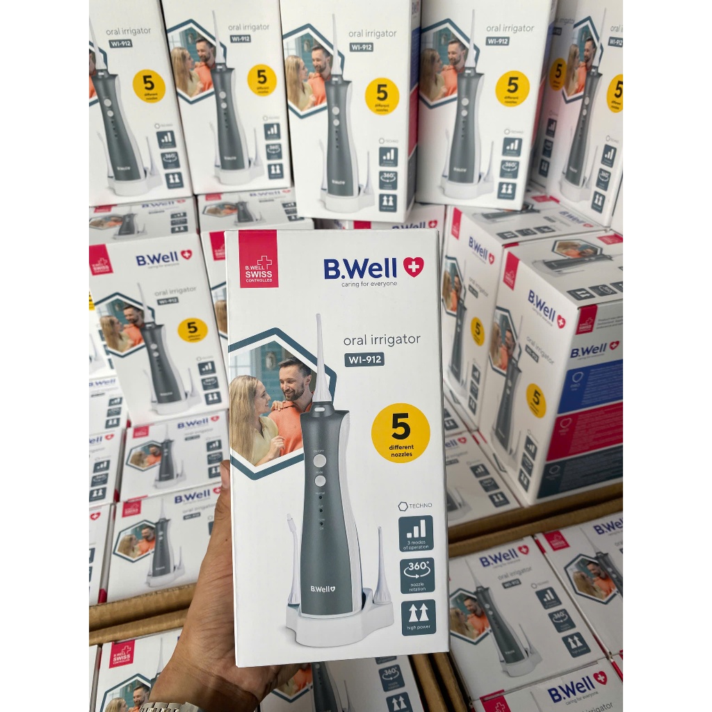 Máy tăm nước Bwell (WI-912) - Tặng kèm 2 vòi tăm nước