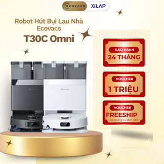 Robot Hút Bụi Lau Nhà Ecovacs Deebot T30C 2026 - 20.000 Pa - Giặt giẻ nước nóng - BH 24 tháng
