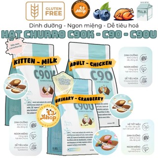  thức ăn hạt PETQ Churro C90 ,C90K C90U  dễ tiêu hóa grain free   dành cho mèo - T3 PETS SHOP 