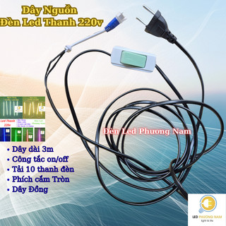 Dây Nguồn Cho Đèn Led Thanh 220v
