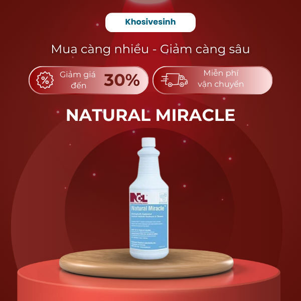 Natural Miracle - Enzyme xử lí mùi hôi và khử mùi (NCL Chính hãng)