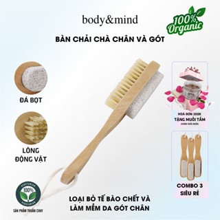  Bàn Chải Chà Chân Chà Gót : Đá Bọt Mềm Mịn Gót Chân Giúp Tẩy Tế Bào Da Chết 