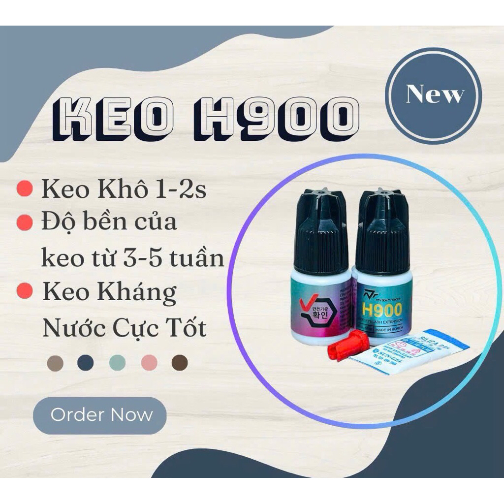 Keo nối mi H900 (2 chai)