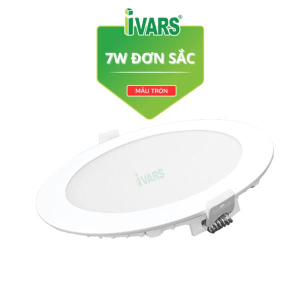 Đèn Slim Panel Âm Trần Tròn Ivars - công suất 7W