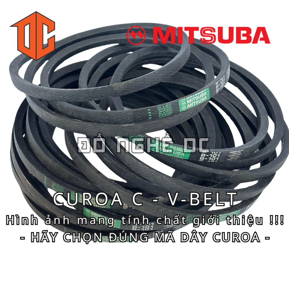 Sợi cao su V-BELT Thailand - MITSUBA C71 C22 C49 C41 C35 C26 C22 C39 C90 C68 C84 C55 C27 C54 C52 C26