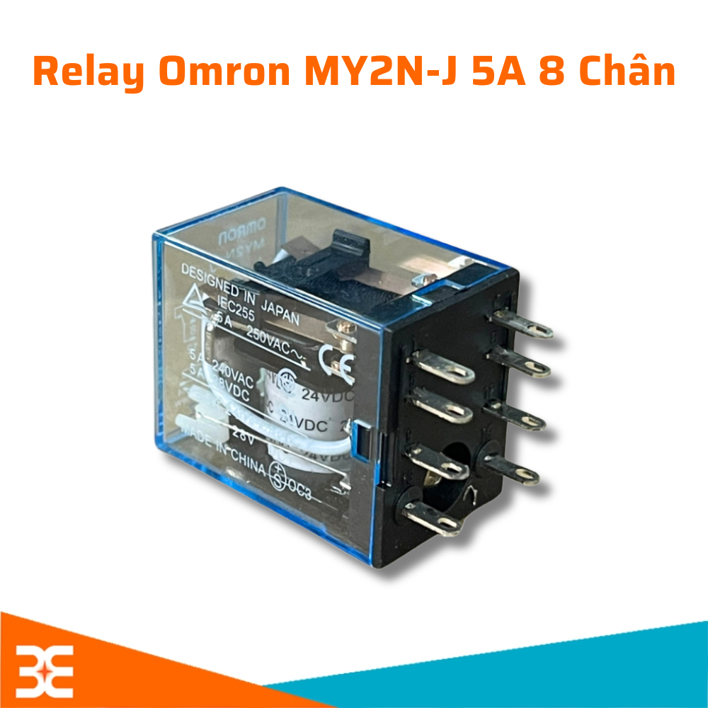 Relay Omron MY2N-J 5A 8 Chân Chính Hãng | Rơ-le Trung Gian Công Nghiệp | Cuộn Coil 12V 24V 220V