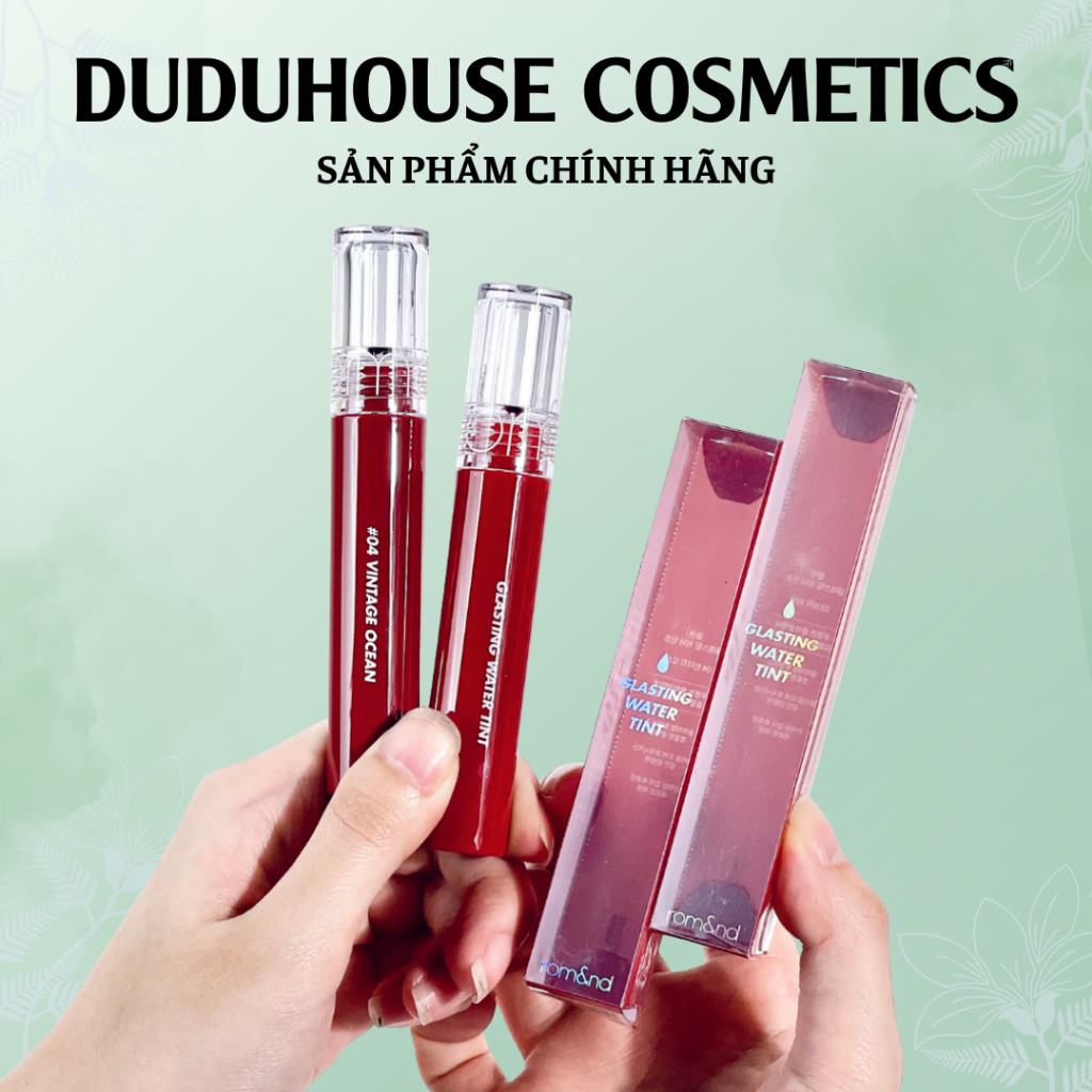  Son Bóng Romand Glasting Water Tint Siêu Lì Lâu Trôi 4g Duduhouse 
