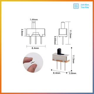 Công Tắc Gạt 3 Chân SS12d00 ( Loại Thẳng) (10 cái )
