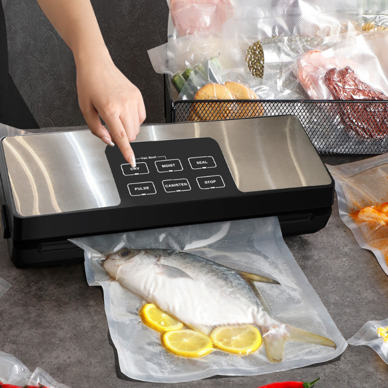 Máy Hút Chân Không Thực Phẩm Mini Cao Cấp – Hút Mạnh, Bảo Quản Đồ Ăn, Dùng Cho Túi Thực Phẩm, Tiện Dụng