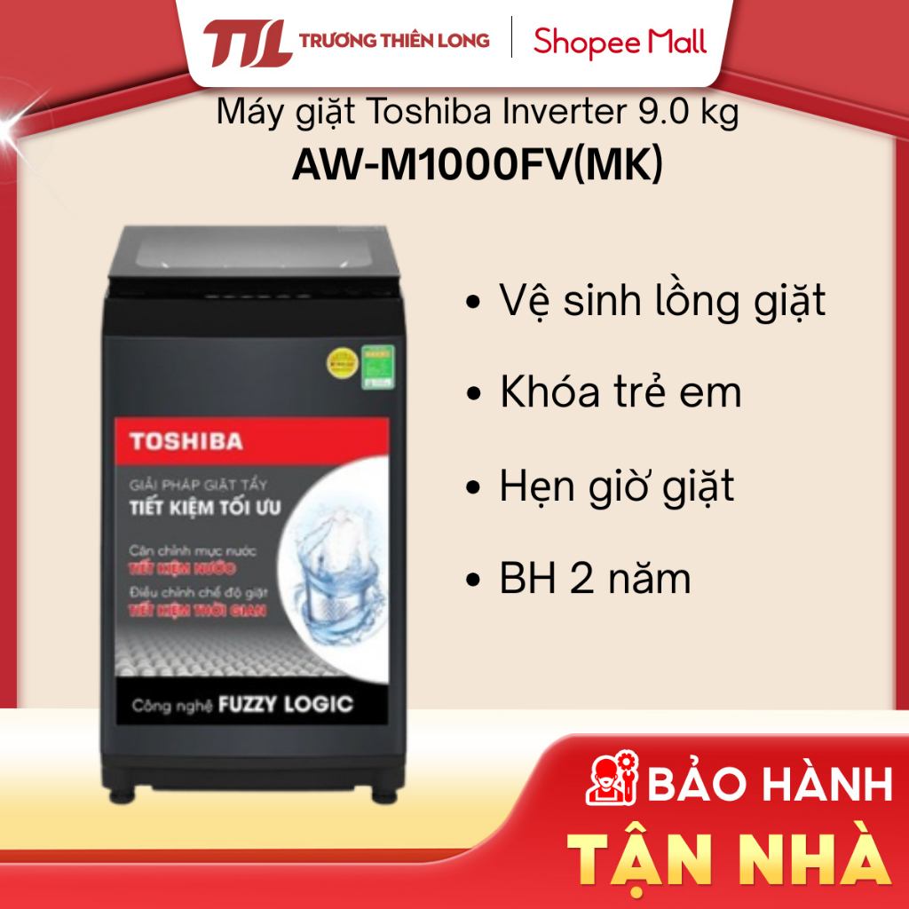 AW-M1000FV(MK) - Máy Giặt Toshiba 9 Kg AW-M1000FV(MK) [FREESHIP HCM]
