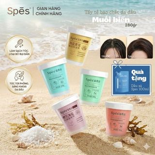  Dầu gội tẩy tế bào chết SPES tinh chất muối biển sạch gàu da đầu dưỡng ẩm kiềm dầu và phồng tóc 280g 