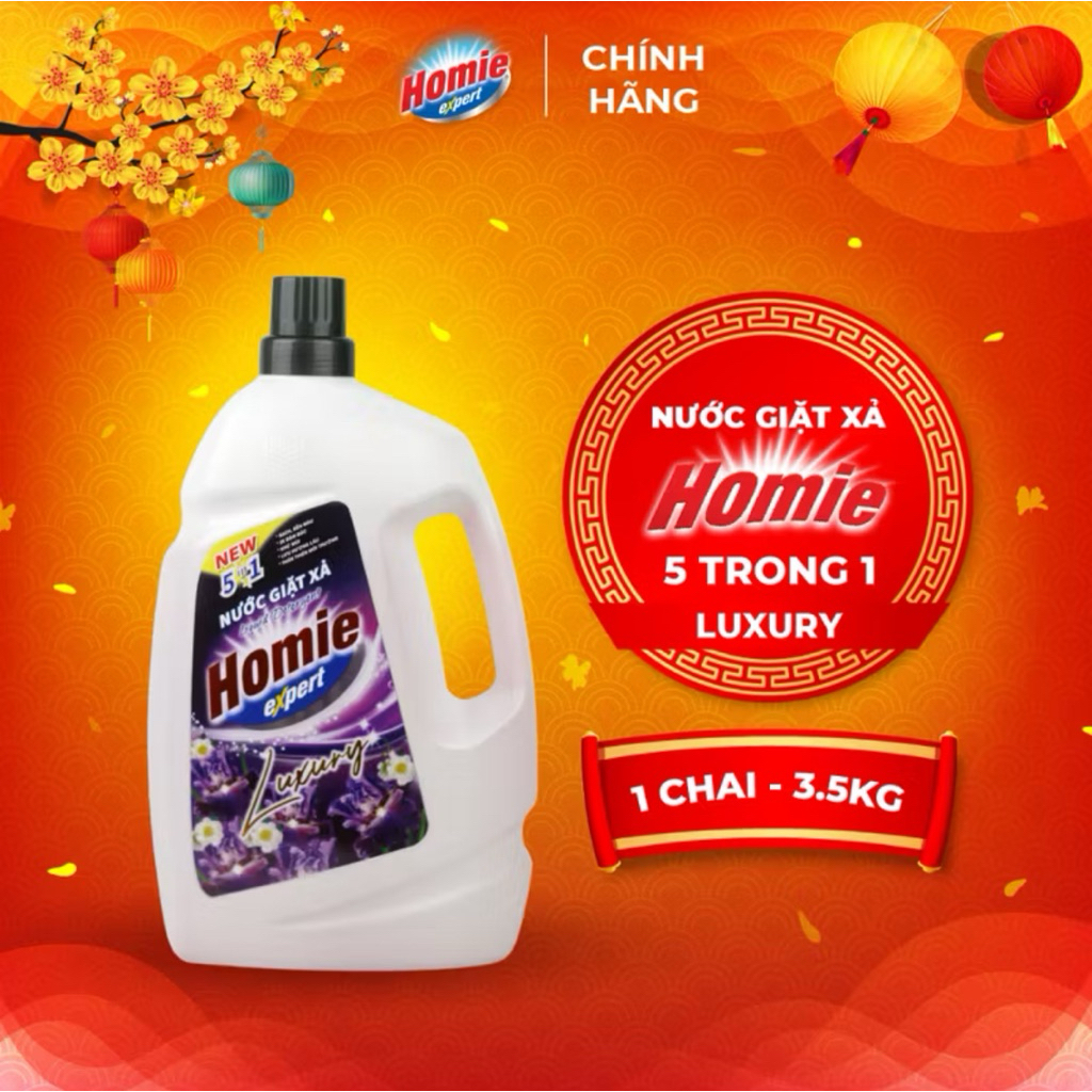 NƯỚC GIẶT XẢ HOMIE EXPERT LUXURY