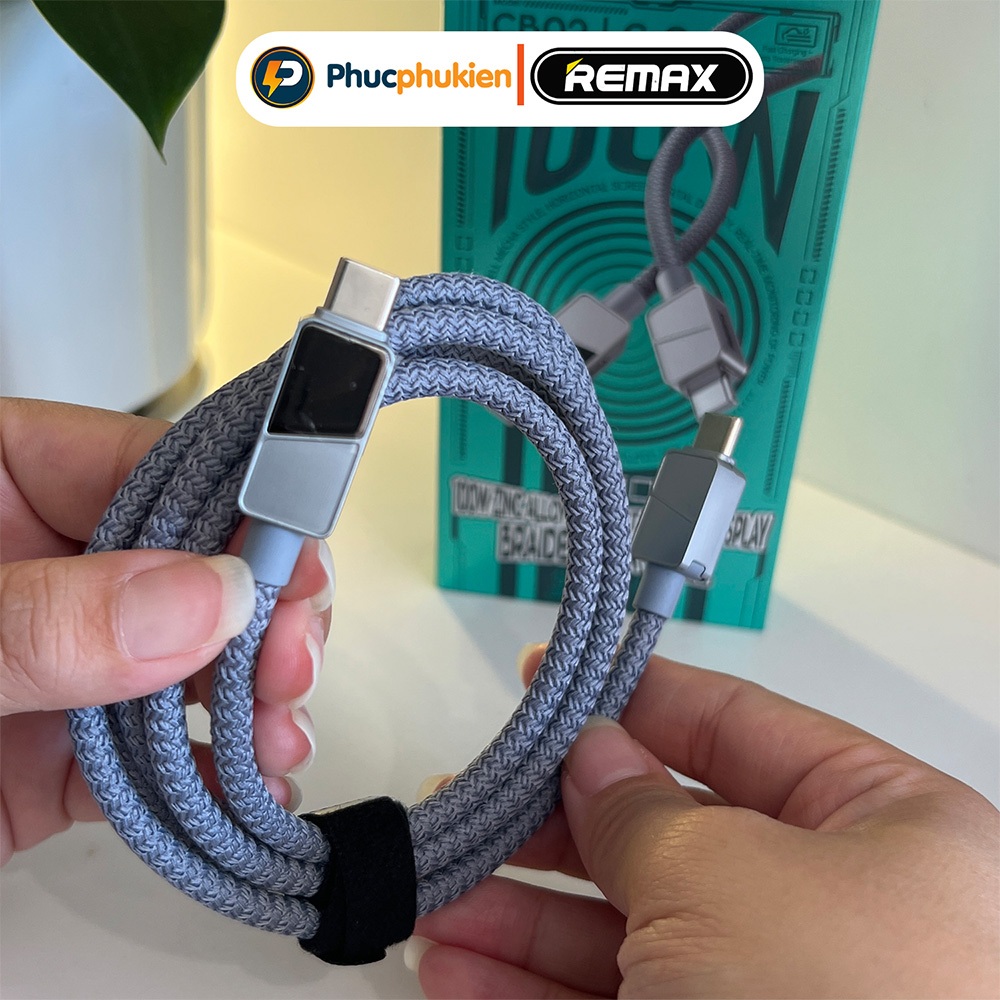Dây sạc 100w type c to type c Remax CB02 sạc nhanh 100w điện thoại máy tính bảng - Phúc Phụ Kiện